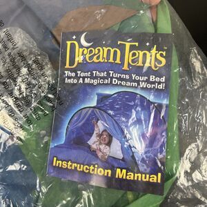 Dream Tent DINOSAUR ISLAND Kids Pop Up Tent TWIN Bed